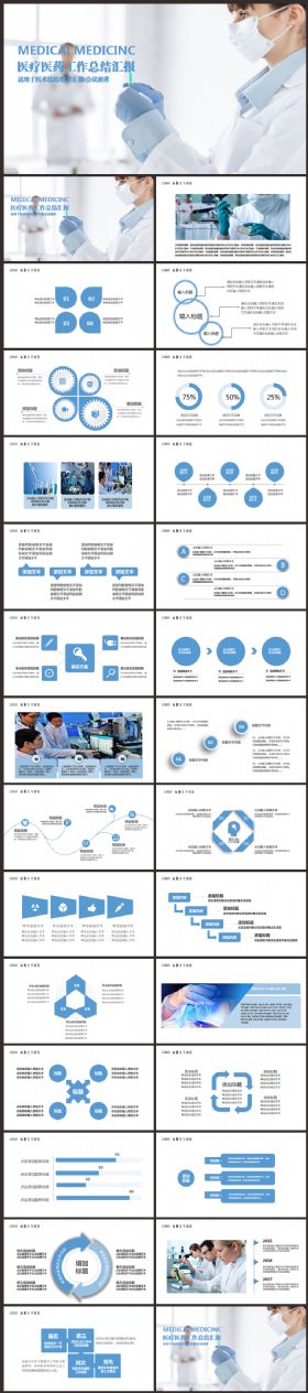 最新实用医疗医学研究医院医生护士工作报告2017工作计划ppt