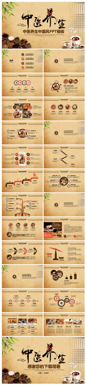 医疗中药养生PPT模板【完整优质】