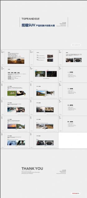汽车广告SUV汽车测评宣传片拍摄脚本PPT