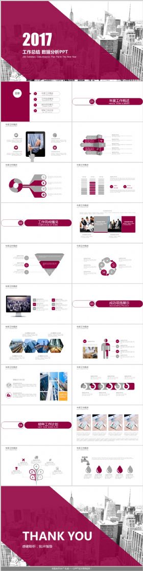 2017年财务金融行业数据管理工作分析工作总结 数据分析PPT