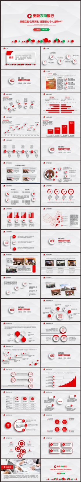 安徽农商银行金融理财培训工作计划总结汇报PPT 模板