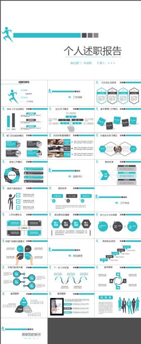 个人工作述职报告总结PPT