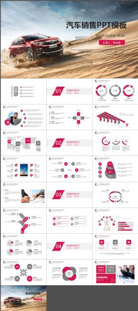 汽车行业4S店汽车设计工作汇报PPT