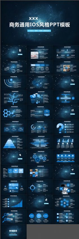商务通用IOS风格PPT模板