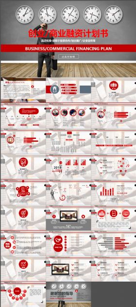 创业计划书商业融资计划书PPT