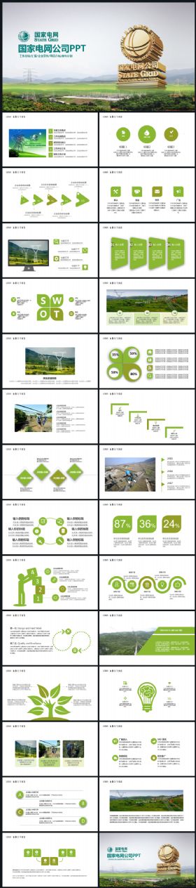 国家电网电力公司工作总结汇报ppt