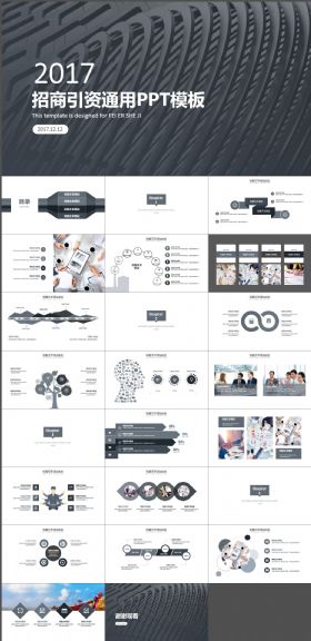 2017招商引资商务通用PPT模板