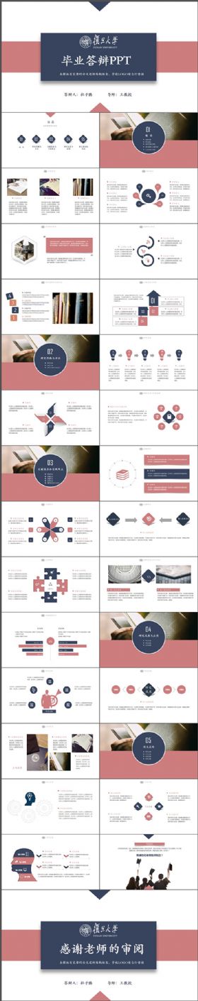 2017蓝色严谨毕业答辩开题报告课题报告PPT模板