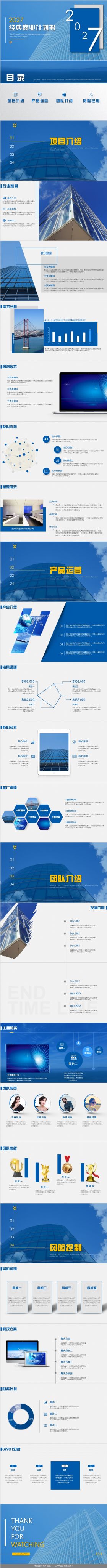  经典商业计划书二期|商务报告|适用各种报告