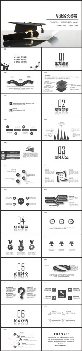 完整框架毕业论文答辩开题报告ppt模板