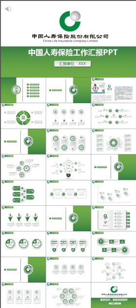 中国人寿汇报总结PPT