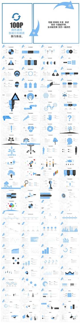  商务数据信息图表合集PPT