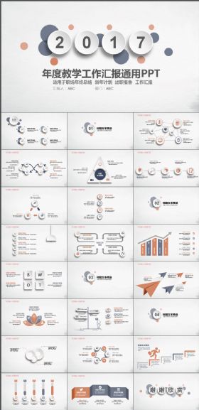 工作汇报年度教学总结ppt