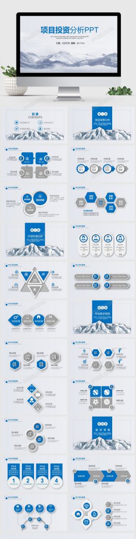 项目投资分析报告PPT模板